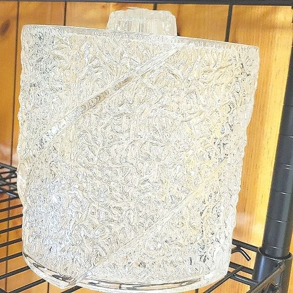 Vintage MCM Lucite ice bucket GLOWS - Picture 1 of 10